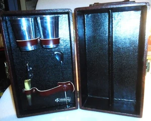 50% OFF SALE Trav-L-Bar Ever-Wear Vintage Travel Bar 2 Bottle - Picture 1 of 11