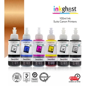 Inkghost PGI-650 CLI-651 Refill Ink for Canon MG6360 MG7160 IP8760 CISS 650 651 - Picture 1 of 17