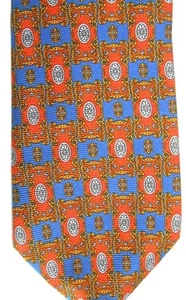 Park Avenue Men's Silk Tie 57" X 3.5" Multiple Color Geometric - Picture 1 of 3