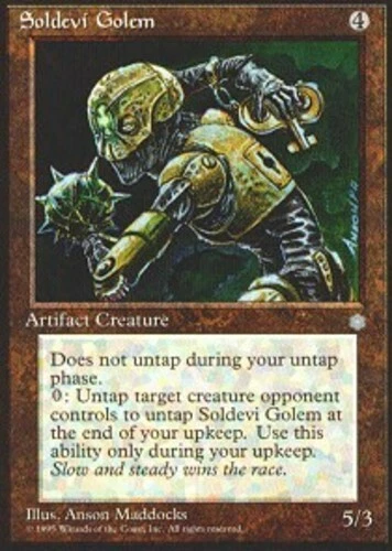 1x Light Play, English Regular Soldevi Golem Ice Age  - Image 1 of 1