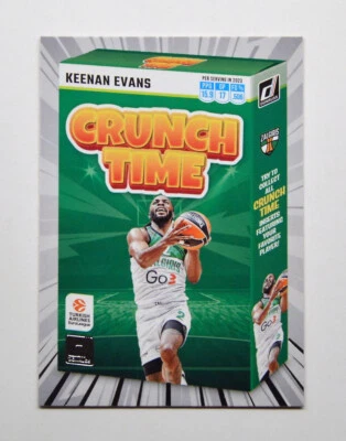 2023-24 Donruss EuroLeague Crunch Time #19 Keenan Evans - Image 1 of 2