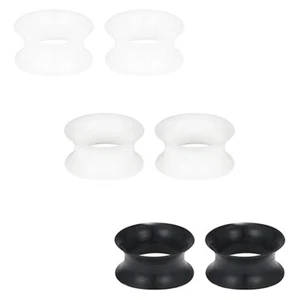 1Pair silicone Ear Plugs Ear Flesh Tunnel Expanders Lobe Stretcher Punk 3-25mm - Picture 1 of 10