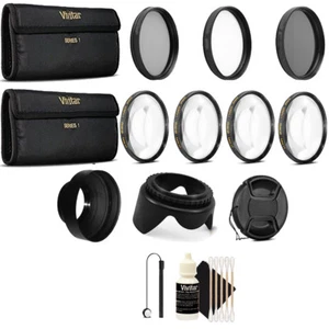 52mm Top Lens Accessory Kit for Nikon D3300 D3200 D3100 D5500 D5300 D5200 D5100 - Picture 1 of 8