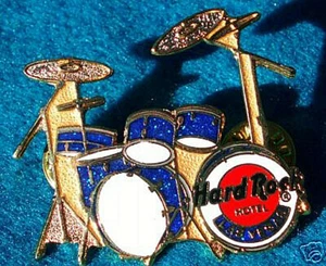 PROTOTIPO 2004 LAS VEGAS HOTEL BATERÍA KIT #2 AZUL Y BLANCO Hard Rock Café PIN - Imagen 1 de 1