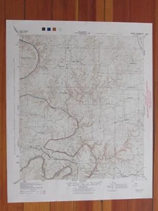 Shumla Texas 1944 Original Vintage USGS Topo Map - Picture 1 of 1