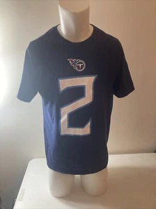 Nike Tennessee Titans Julio Jones Dark Blue T-Shirt Men’s Size Small - Picture 1 of 7