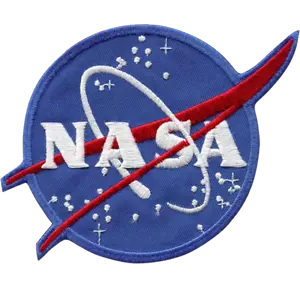 NASA Space Agency Logo Embroidered Patch 4" (100 mm) diameter version - Picture 1 of 1