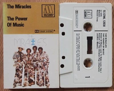 THE MIRACLES - THE POWER OF MUSIC (MOTOWN TCSTML12038) 1976 UK CASSETTE TAPE - Image 1 of 3
