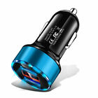 Dual USB Car Cigarette Lighter Phone Charger Digital LED Voltmeter Accessories