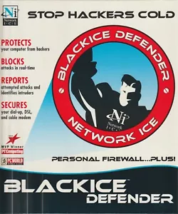 Network Ice BLACK ICE DEFENDER 2.1 for Windows 95/98/2000/ME & NT 4.0 - Picture 1 of 1