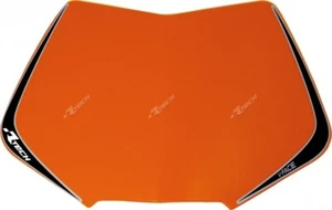 Ricambio Tabella Portanumero Mascherina Anteriore Rtech Racetech V-FACE ARANCIO - Bild 1 von 2