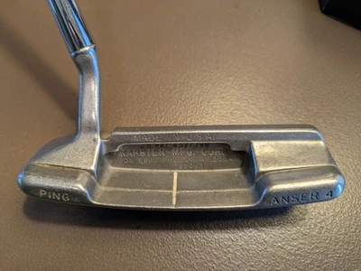 Ping Anser 4 Putter 35.5" Inoxidable NUEVO GripMaster Agarre de Cuero BONITO Cuello Fluido Foto 1 de 4
