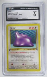 Pokemon Jungle 1999 primera edición lo mismo 18/62 CGC 6 - Imagen 1 de 3