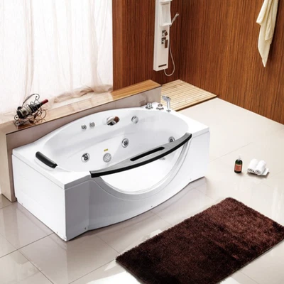 Bañera de hidroterapia interior con chorros, calentador y Bluetooth | Spa de lujo Foto 1 de 4
