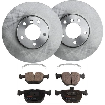 KIT TRW-072524-51 Juego de 2 ruedas discos de freno y kits de pastillas delanteras para 540 530 BMW 540i Foto 1 de 4