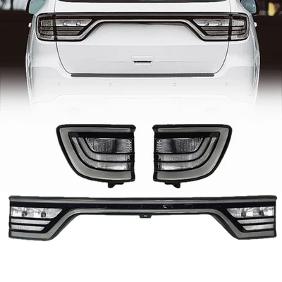Luz trasera ahumada 3 piezas para Dodge Durango 2014 2015-22 cámara orificio puerta levadiza centro Foto 1 de 4