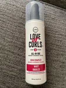LUS LOVE UR CURLS CURLY All-in-One, Repair•Hydrate•Style Step 3 Hair 8.5 oz New - Picture 1 of 4