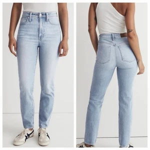 Neu mit Etikett Madewell Curvy perfekte Vintage Jeans, helle Waschung, Gr. 30, Schrittlänge 27,5" - Bild 1 von 10