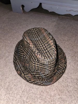 Vintage Men's Stetson  Brown Tweed Fedora - Image 1 of 4