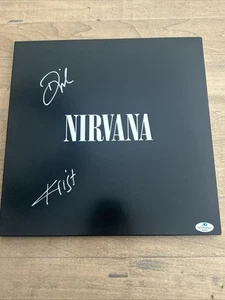 ALBUM NIRVANA FIRMATO DAVE GROHL KRIST NOVOSELIC CON CERTIFICATO DI AUTENTICITÀ - Foto 1 di 7