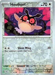 Hoothoot 126/162 - REVERSE HOLO - SV05: Temporal Forces - NM - Picture 1 of 2