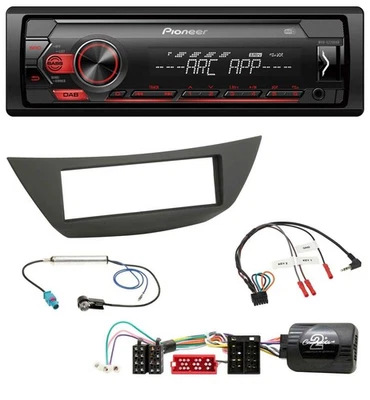 Pioneer DAB 1DIN MP3 Lenkrad USB Autoradio für Renault Laguna III 2008-2013 - Bild 1 von 4
