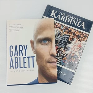 2x Gary Ablett Geelong Autobiography & Road to Kardinia Hardcover Book Bundle - Picture 1 of 24