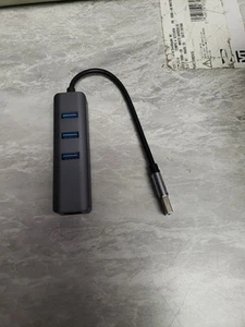 3-Ports USB 3.0 Ethernet Port RJ45 Wired Network Adapter Hub 1000Mbps free ship - Picture 1 of 5