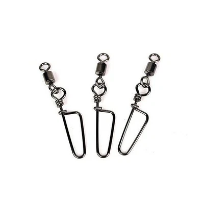 Stainless Ball Bearing Fishing Swivels Snap Rolling Sea Connector 100PCS - Image 1 of 4