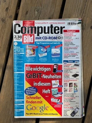 Computer Bild 6/2006 mit CD-Rom CeBit Neuheiten  Sammler Rarität - Bild 1 von 4