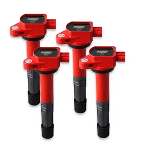 MSD 82194 Ignition Coils Blaster Series, Red, 4-pack - Picture 1 of 4