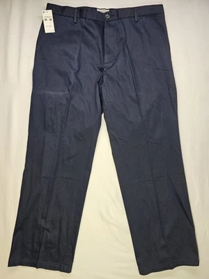 Dockers классический крой Chinos темно-синий брюки мужские 38 x 30 эластичной хлопок повседневный новый с Ярлыками - Изображение 1 из 4