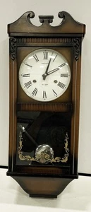 Aikosha 31 Day Striking Wall Pendulum Clock - Japan With Key - Picture 1 of 8