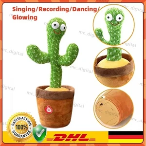 Singender tanzender Kaktus Plüschtier Record& Repeat/sprechend Soft Talking - Bild 1 von 8