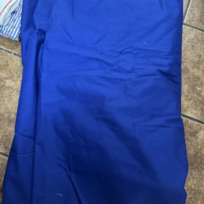 Royal Blue Cotton Poplin Fabric - 58" Wide - Solid - Sold by the Yard - Image 1 of 2