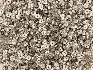 Pendiente de mariposa de plata esterlina poste empuje hacia atrás desplazamiento ITALIA 0,925 hallazgos - Imagen 1 de 4