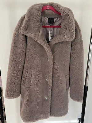 Abrigo de peluche The Limited talla mediana nuevo con etiquetas Foto 1 de 4
