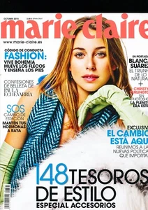 Marie Claire Spain October 2015 Blanca Suarez Christy Turlington - Picture 1 of 3