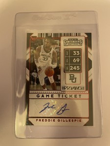 Freddie Gillespie 2020-21 Panini Contenders Game Ticket Red AUTO RC Rookie