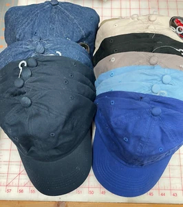 Large lot of 25+ K B Ethos baseball caps/hats adjustable plain - Picture 1 of 4