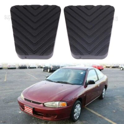 1 par de pastillas de pedal de embrague de freno de repuesto de goma para Mitsubishi Mirage Foto 1 de 4