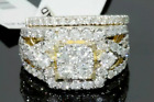 2.5Ct Lab Created Diamond Women's Bridal Wedding Ring Set 14K Yellow Gold Plated
