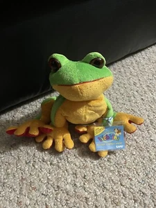 Ganz Webkinz Plush Stuffed Animal Lil' Kinz Tree Frog With New Code Tag - Picture 1 of 3