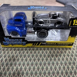 Maisto 1950 FORD COE FLATBED & 1964 SHELBY COBRA #6 MUSCLE MACHINES - Picture 1 of 3