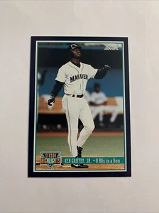 1994 Score #628 Ken Griffey Jr. HL Season Highlights - Seattle Mariners - Picture 1 of 2