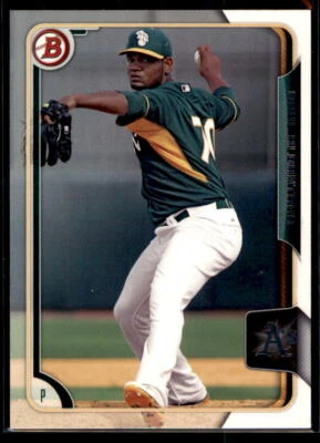 2015 Bowman Prospects Raul Alcantara #BP146 Oakland Athletics - Image 1 of 2