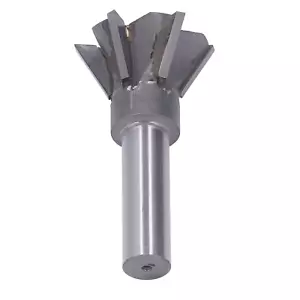Dovetail Cutter 60Mm 60 Degree 6 Flutes Milling Cutting Tool Straight Shank Univ - Picture 1 of 12