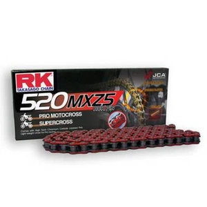 colored transmission chain Rk Mxz5 step 520 links 120 red - Picture 1 of 2