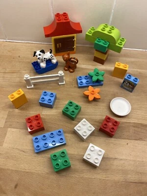 Lego Duplo 4624 Hund Katze Ideal Starter Retired Set 100% Komplett Original 31 Stück - Bild 1 von 4