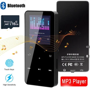 Bluetooth MP3 Musik Player Portable MP4 Ultra-dünne Student MP3 16GB Recorder - Bild 1 von 24